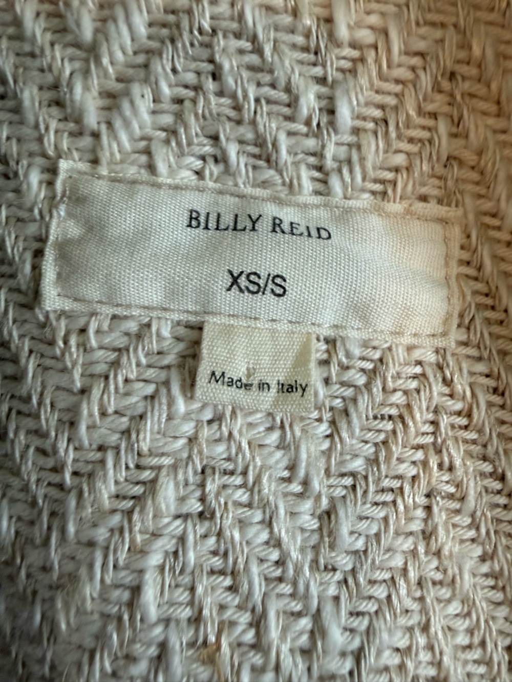 Billy Reid Women’s Textured Button-Front Jacket Size XS/S - Picture 7 of 9